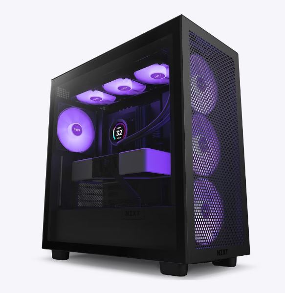 NZXT H7 Flow RGB ATX Mid-Tower CASE with RGB Fans