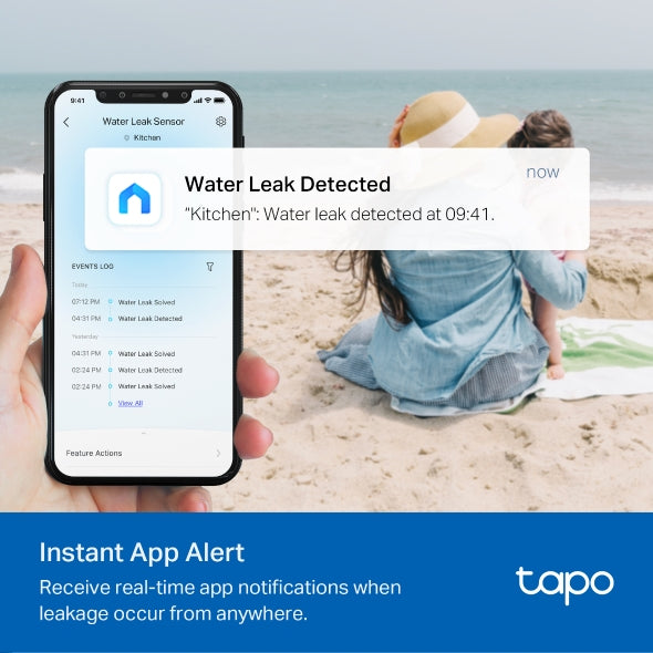 Tp-Link Tapo T300 I Smart Water Leak Sensor