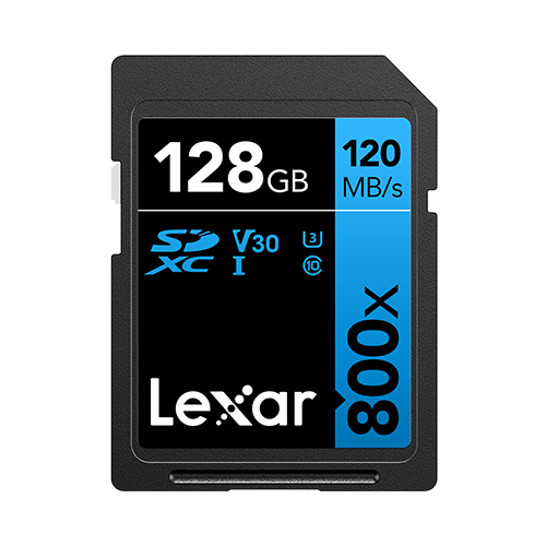 Lexar Professional 800x SDXC™ UHS-I cards