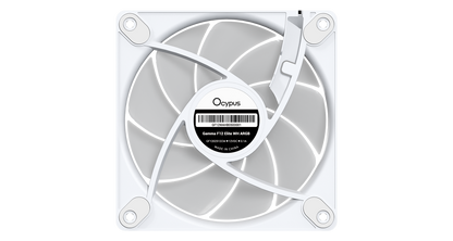 OCYPUS GAMMA F12 ELITE WHITE/ BLACK ARGB FAN
