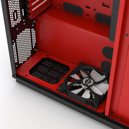 Phanteks I Enthoo Primo Special Edition Black/Red Ultimate Chassis with 5 x 140mm fans w/o PSU