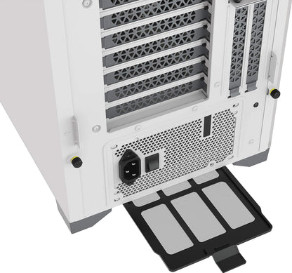 Corsair 5000D AIRFLOW Tempered Glass Mid-Tower ATX PC Case — White (CS-CC-9011211-WW)