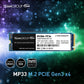 TEAMGROUP MP33 SLC Cache 3D NAND TLC NVMe 1.3 PCIe Gen3x4 M.2 2280 Internal Solid State Drive SSD Compatible with Laptop & PC Desktop (TM8FP6)