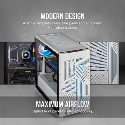 Corsair 275R AIRFLOW TEMPERED GLASS MID TOWER GAMING CASE WHITE (C5-CC-9011182-WW)