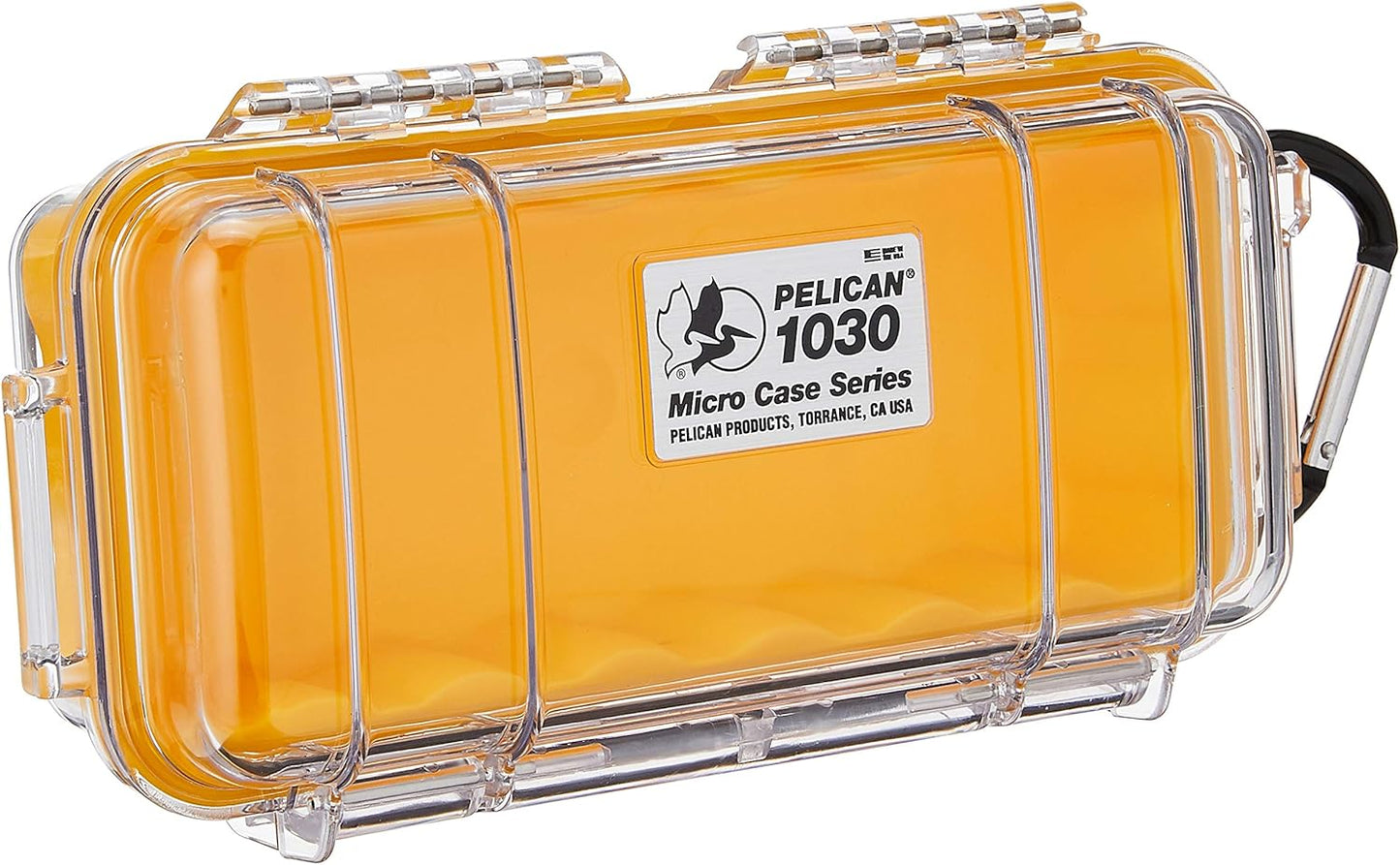 PELICAN 1030 Micro Case I yellow with clear lid