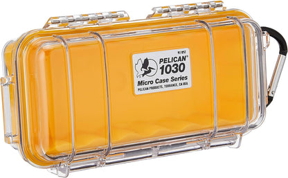 PELICAN 1030 Micro Case I yellow with clear lid