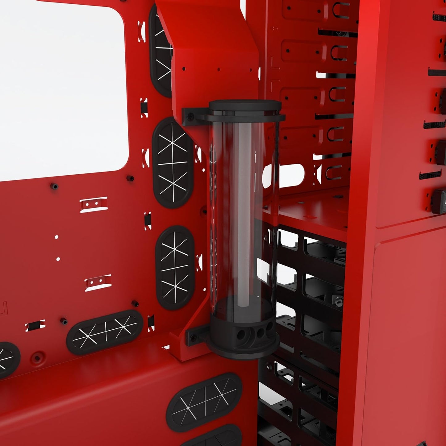 Phanteks I Enthoo Primo Special Edition Black/Red Ultimate Chassis with 5 x 140mm fans w/o PSU