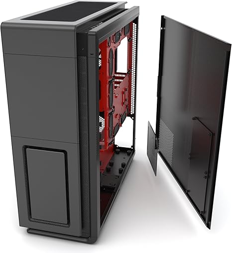 Phanteks I Enthoo Primo Special Edition Black/Red Ultimate Chassis with 5 x 140mm fans w/o PSU