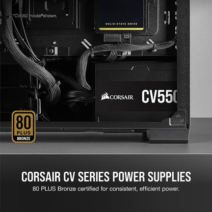 Corsair CV Series™ CV750 — 750 Watt 80 Plus® Bronze Certified PSU (CP-9020237-NA)