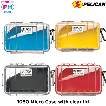 PELICAN 1050 Micro Case | Black, Blue, Yellow, Red with clear lid