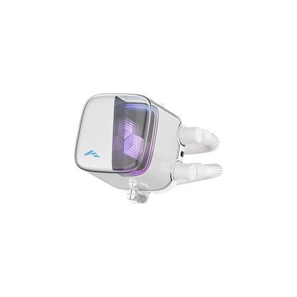 Sama L70 360mm AIO ARGB Liquid CPU Cooler with Infinity Mirror Effect - Black | White