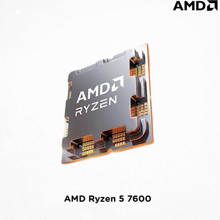 AMD RYZEN 5 7600 5.1GHZ 32MB 65W AM5 (TRAY TYPE) with FREE CPU COOLER