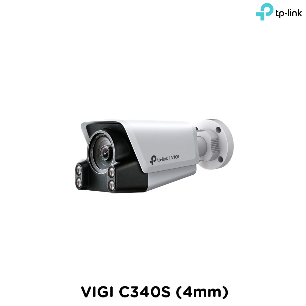 Tp-Link VIGI C340S(4mm) I VIGI 4MP Outdoor ColorPro Night Vision Bullet Network Camera