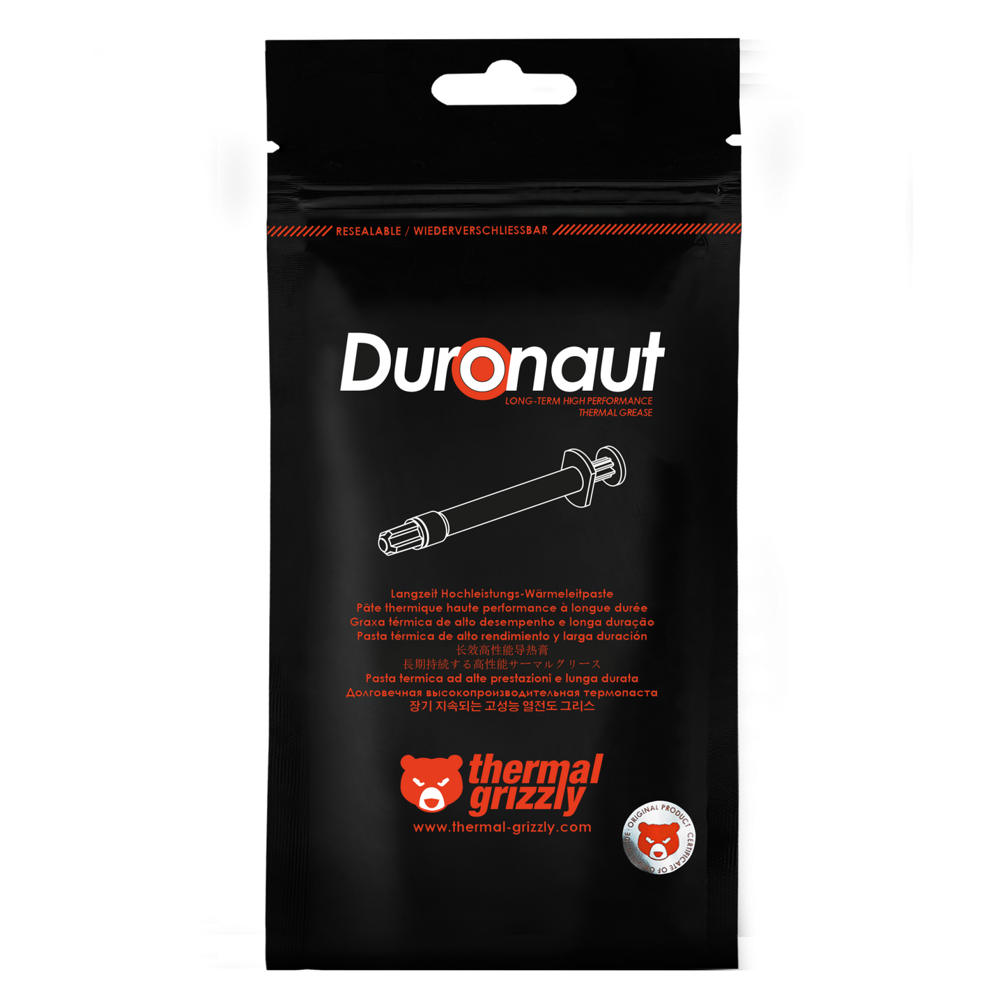 Thermal Grizzly Duronaut is a high-performance thermal paste (TG-D-002)