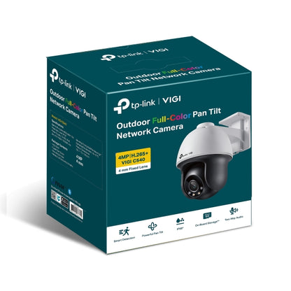 Tp-Link VIGI C540(4mm) I VIGI 4MP Outdoor Full-Color Pan Tilt Network Camera