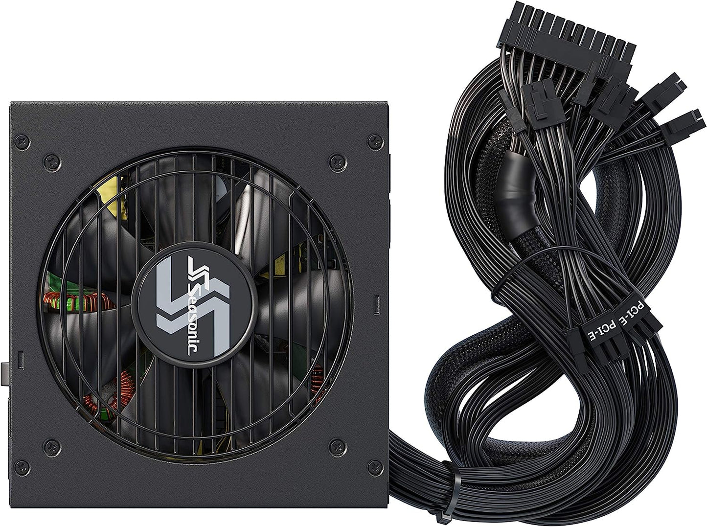 Seasonic Focus GM-850, 850W 80+ Gold, Semi-Modular, Fits All ATX Systems, Fan Control in Silent and Cooling Mode, 7 Year Warranty, Perfect Power Supply for Gaming and Various Application (SSR-850FM)