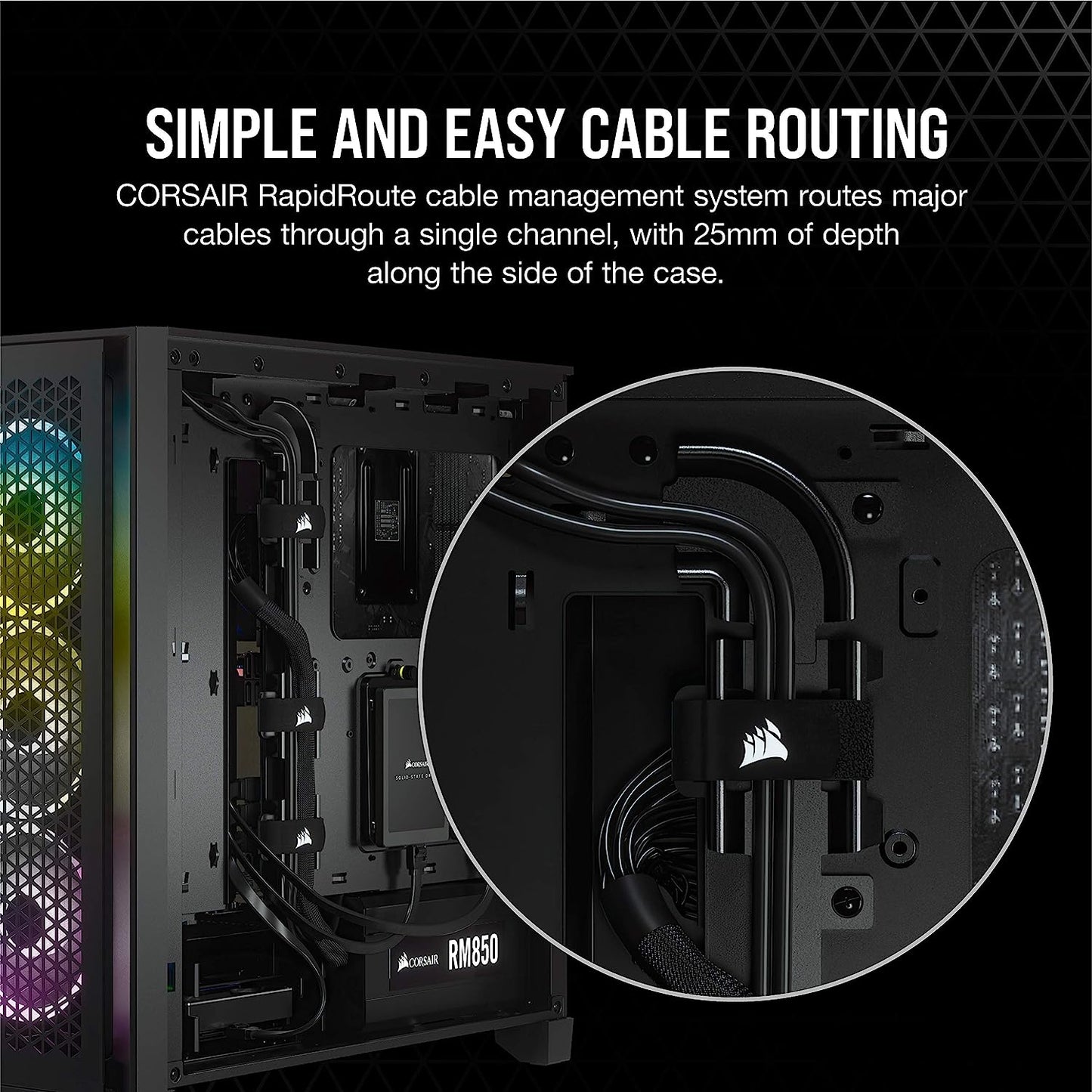 Corsair 4000D AIRFLOW Tempered Glass Mid-Tower ATX Case — Black (CS-CC-9011198-WW)