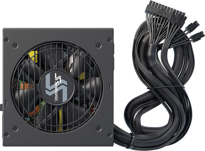 Seasonic Focus GM-550, 550W 80+ Gold, Semi-Modular, Fits All ATX Systems, Fan Control in Silent and Cooling Mode, 7 Year Warranty, Perfect Power Supply for Gaming and Various Application (SSR-550FM)