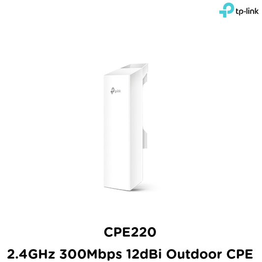 Tp-Link CPE220 I 2.4GHz 300Mbps 12dBi Outdoor CPE