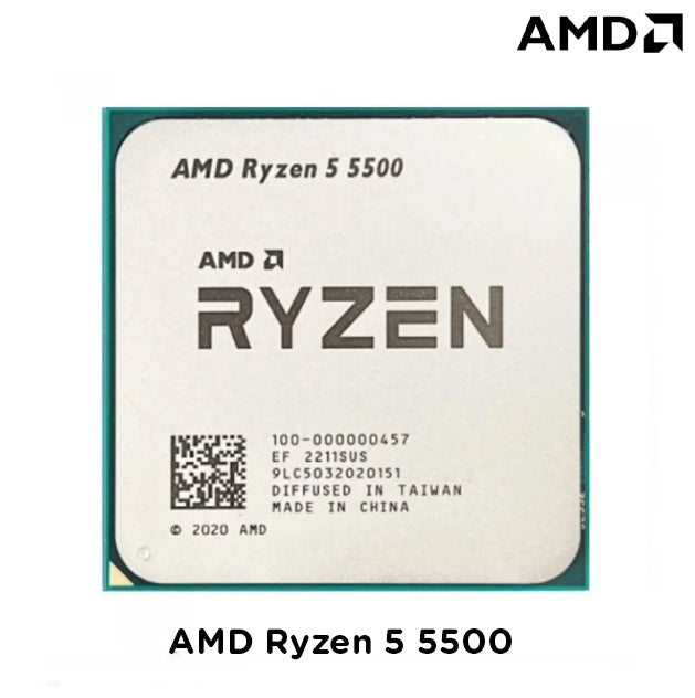 AMD Ryzen 5 5500 3.6 GHz Socket AM4 Processor - Tray Type (Processor Only)