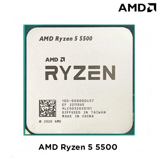 AMD Ryzen 5 5500 3.6 GHz Socket AM4 Processor - Tray Type (Processor Only)