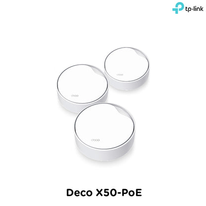 Tp-Link Deco X50-PoE I AX3000 Whole Home Mesh WiFi 6 System with PoE