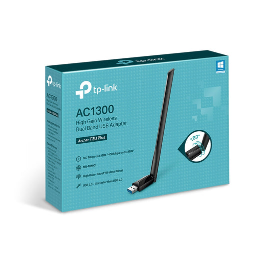 Tp-link T3U Plus - AC1300 High Gain ireless Dual Band USB Adapter