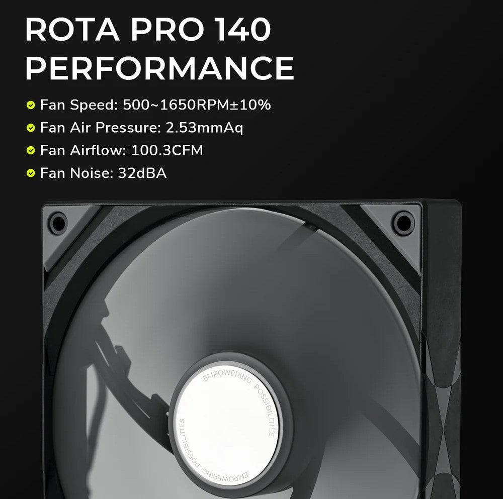 TRYX ROTA PRO 140mm Case Fan 4-Pin PWM