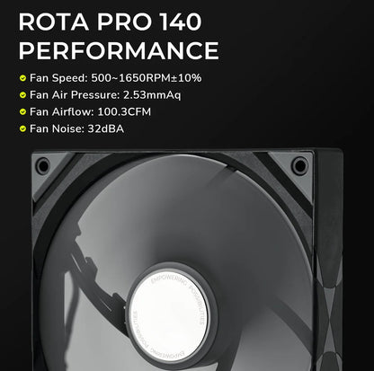 TRYX ROTA PRO 140mm Case Fan 4-Pin PWM