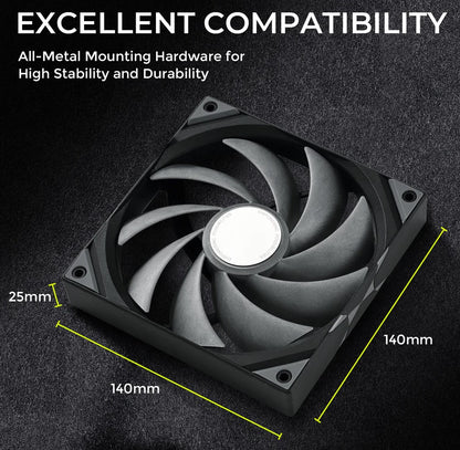 TRYX ROTA PRO 140mm Case Fan 4-Pin PWM