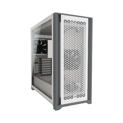 Corsair 5000D AIRFLOW Tempered Glass Mid-Tower ATX PC Case — White (CS-CC-9011211-WW)