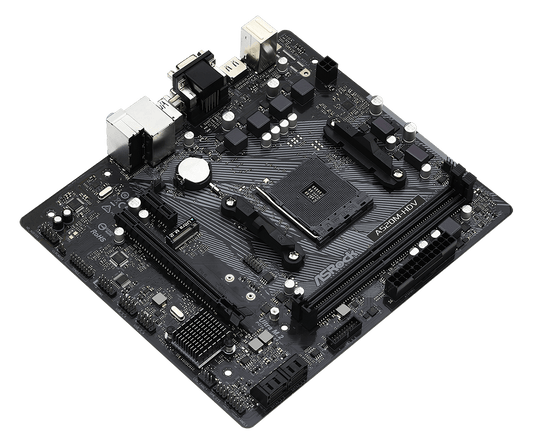 ASRock A520M-HDV Supports AMD AM4 Socket Ryzen™ 3000, 4000 G-Series and 5000 and 5000 G-Series Desktop Processors*