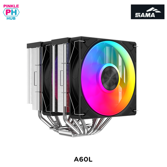 SAMA A60L ARGB Dual Tower CPU Cooler