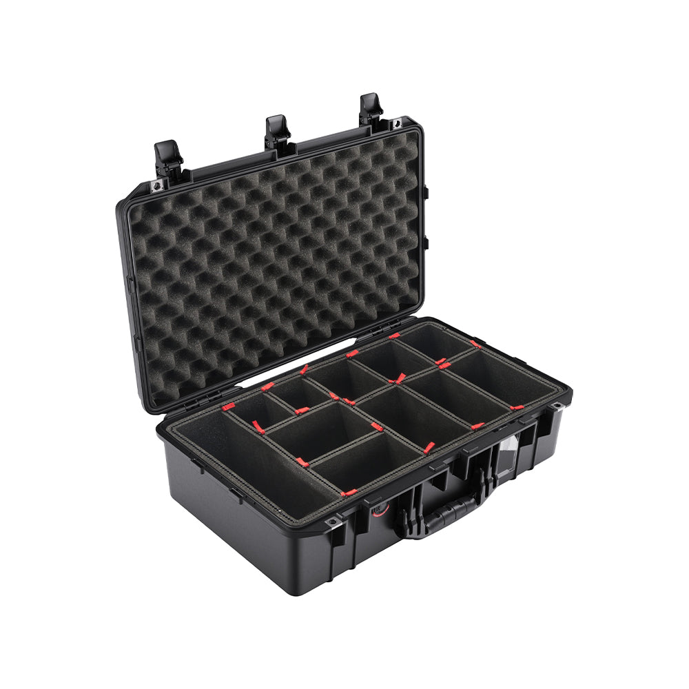 Pelican 1555 Air Case  with lid and Trek Pak, Insert, Black (015550-0050-110)