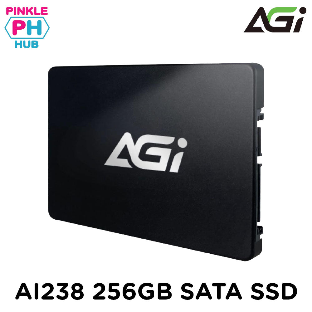 AGI AI238 256GB/512GB/1TB/2TB 2.5" SATA III 3D NAND up to 550MB/s read, 510MB/s write Internal SSD