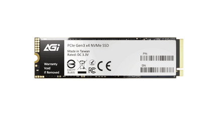 AGI AI298 PCIe Gen3 x4 M.2 2280 Solid State Drive