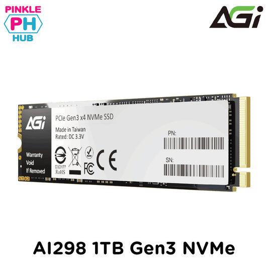AGI AI298 PCIe Gen3 x4 M.2 2280 Solid State Drive
