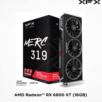 XFX Speedster MERC 319 AMD Radeon™ RX 6800 XT CORE Gaming Graphics Card with 16GB GDDR6, AMD RDNA™ 2