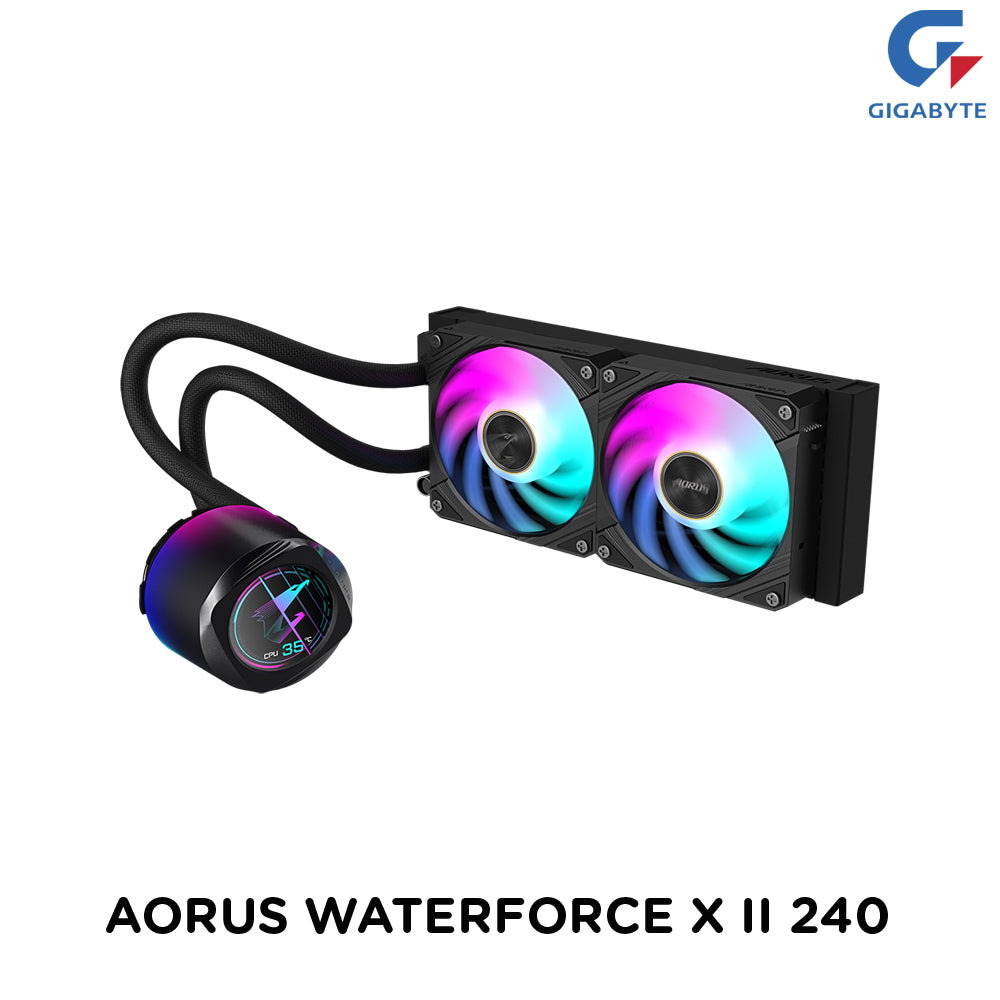 AORUS WATERFORCE X II 240 (2 x 120mm ARGB Fans)