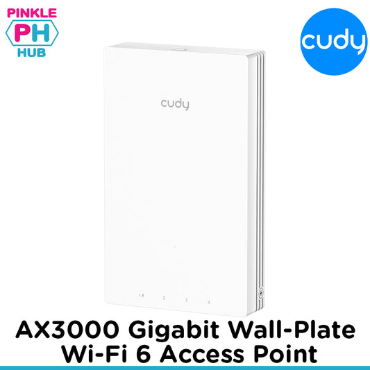 Cudy AX3000 Gigabit Wall-Plate Wi-Fi 6 Access Point