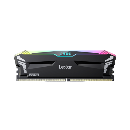 Lexar ARES RGB DDR5 32GB Kit (2x16)-6400 Desktop Memory (LD5EU016G-R6400GD)