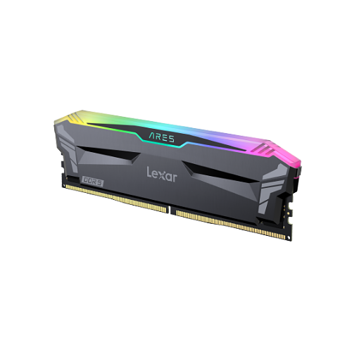 LEXAR ARES RGB 32GB (16GBx2) DDR5-5600 MHz CL32 UDMM Desktop Memory (Support Intel XMP 3.0 & EXPO™)