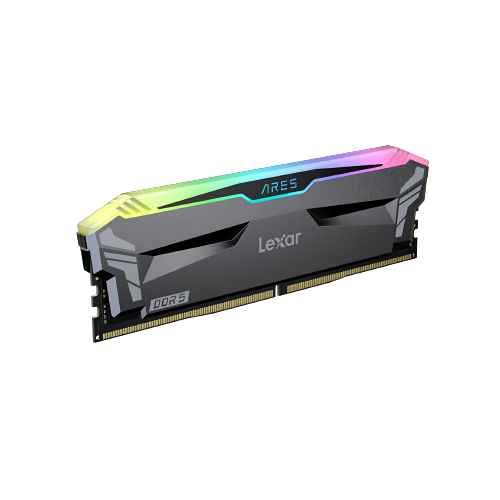 LEXAR ARES RGB 32GB (16GBx2) DDR5-5600 MHz CL32 UDMM Desktop Memory (Support Intel XMP 3.0 & EXPO™)