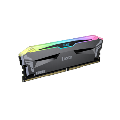 LEXAR ARES RGB 32GB (16GBx2) DDR5-5600 MHz CL32 UDMM Desktop Memory (Support Intel XMP 3.0 & EXPO™)