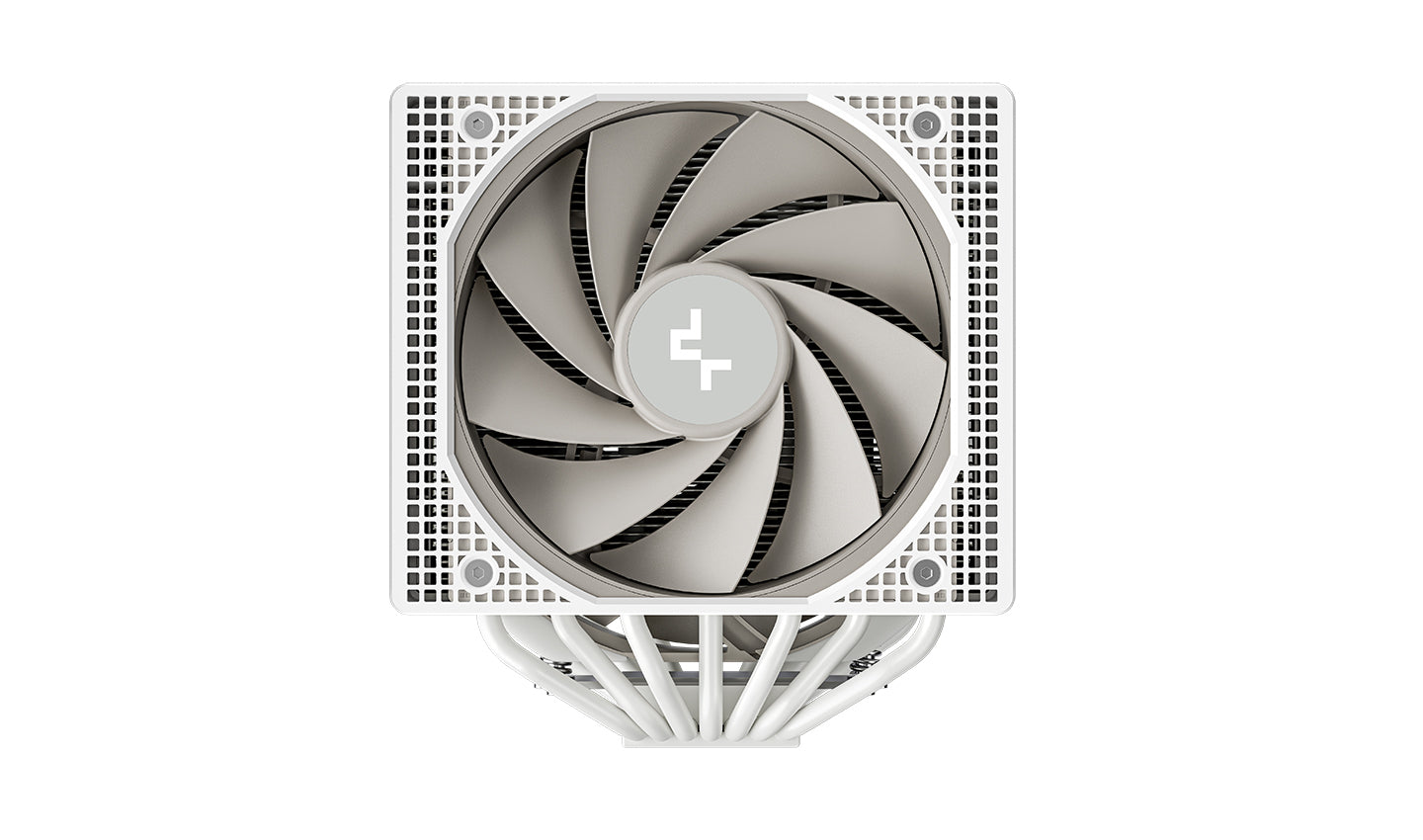 Deepcool ASSASSIN IV White Premium CPU Air Cooler, Dual-Tower, 120/140mm FDB Fan Configuration, 7 Copper Heat Pipes (R-ASN4-WHNNMT-G)