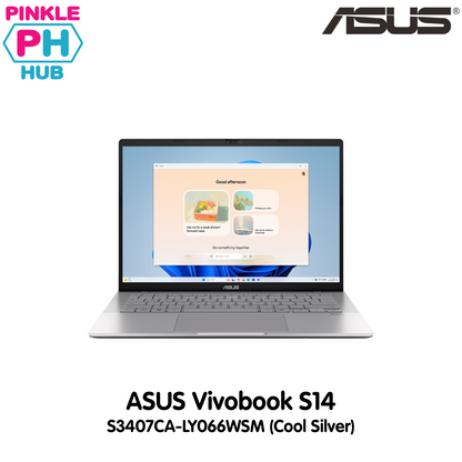 Asus Vivobook S14 S3407CA-LY066WSM (Cool Silver) | 14Inch WUXGA | Intel Core Ultra 5 225H | 16GB DDR5 RAM | 512GB SSD | Win 11