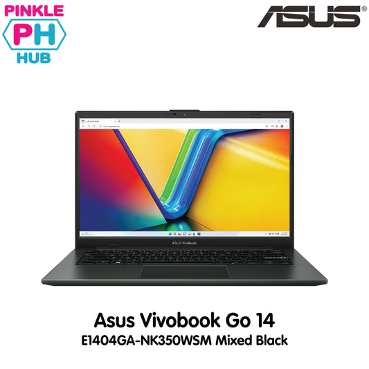 Asus Vivobook Go 14 E1404GA-NK350WSM (Mixed Black) R5-7520U | 14″ FHD | 8GB | 512GB | Windows 11 | Microsoft 365 Basic 1-year subscription