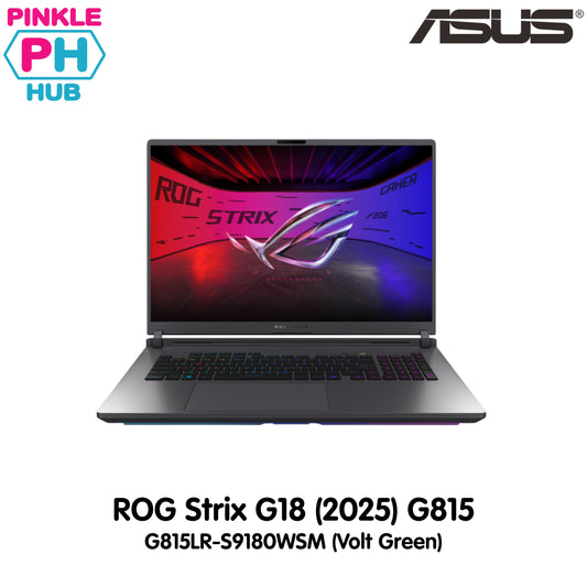 Asus ROG Strix G18 G815LR-S9180WSM Gaming Laptop | 18inch 2.5K WQXGA | Intel Core Ultra 9 275HX | 32GB RAM | 1TB SSD | RTX 5070 Ti 12GB RAM | WIN11
