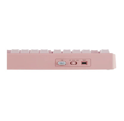 AULA F75 Pink (Gradient+Dream Sakura Switch) Gasket Wireless Mechanical Keyboard