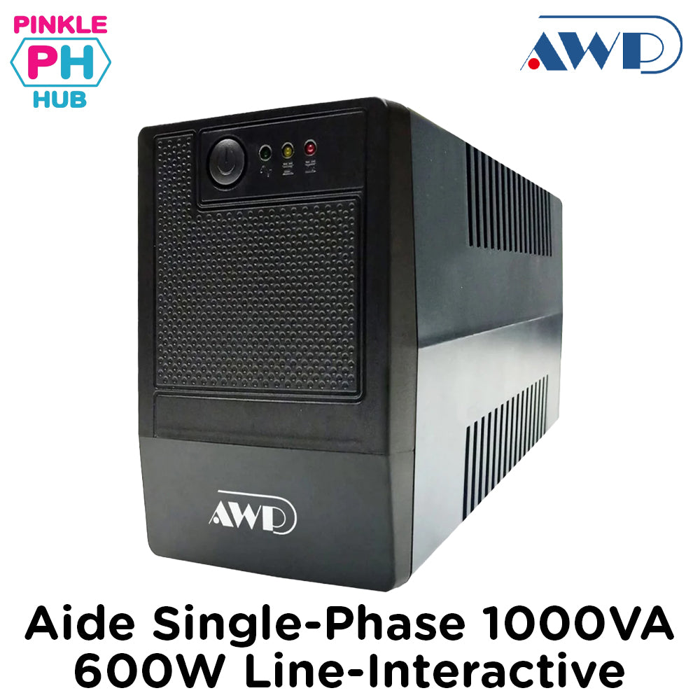 AWP 1KVA ECO, 600W, Line Interactive, 4xUS Sockets, LED Indicator, Desk Type